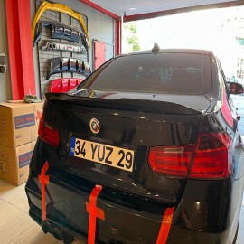 Bmw 3 Serisi F30 (2012-2019) PS Model PİANO BLACK Spoiler (Plastik)